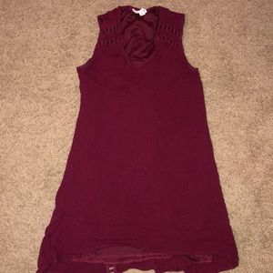 Burgundy Dress